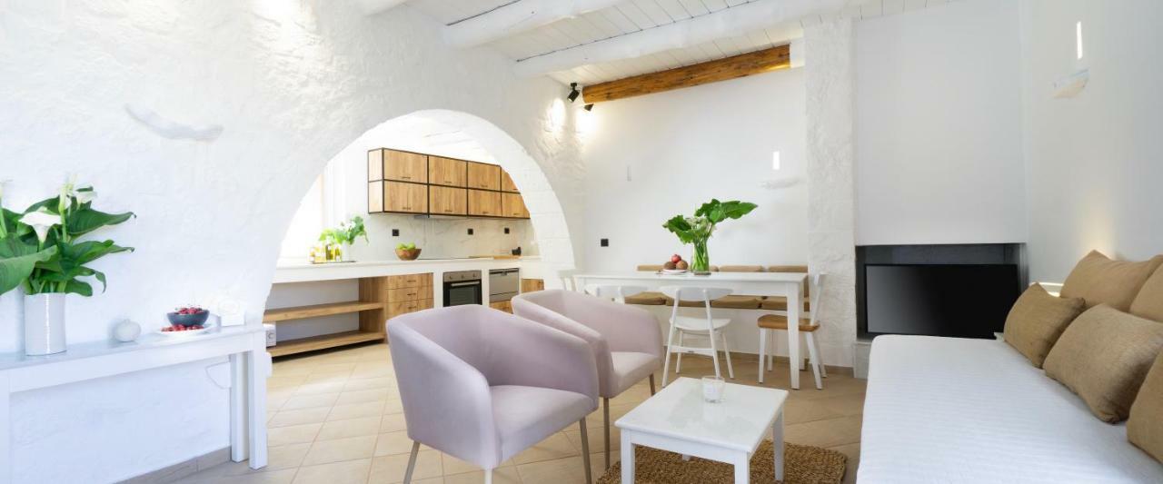 Almyrida Sands Luxury Stone Villa Xirostérnion Eksteriør billede