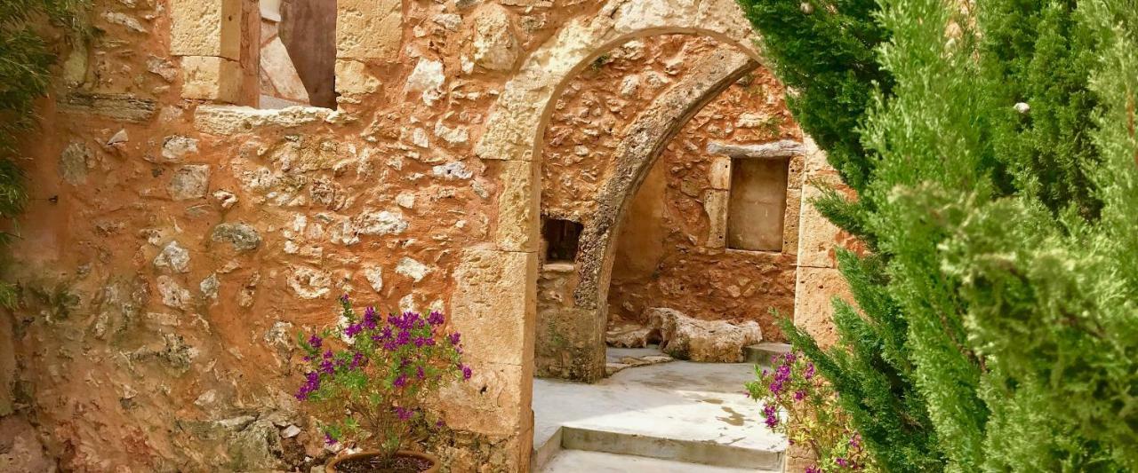 Almyrida Sands Luxury Stone Villa Xirostérnion Eksteriør billede